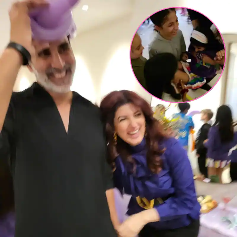 Akshay Kumar had a lot of fun at daughter Nitara's birthday party, Twinkle Khanna shared INSIDE video