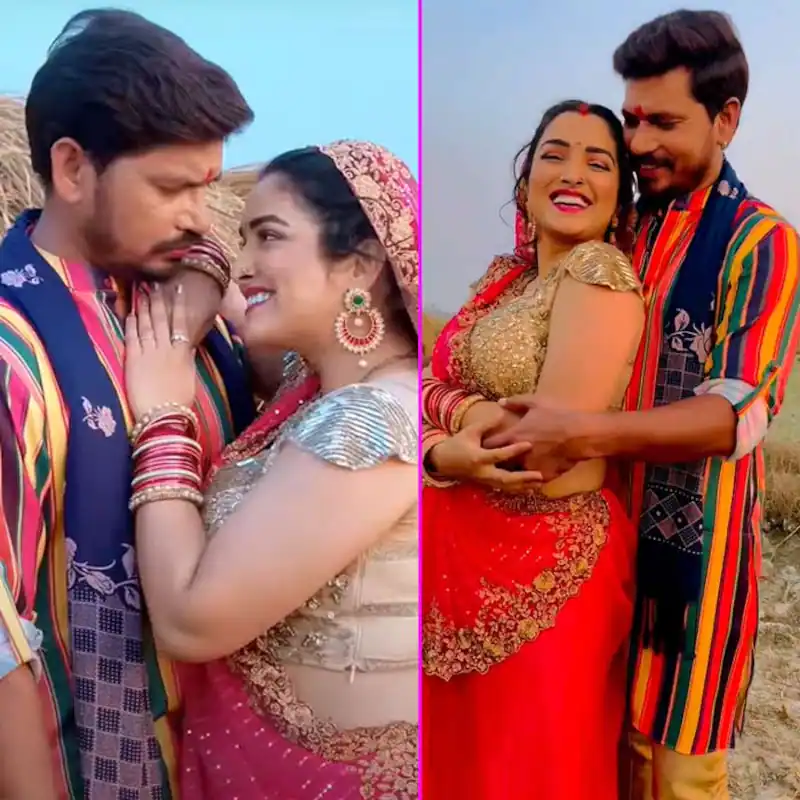 Sariya Sarak Jata Ji Song: Amrapali Dubey was seen fighting love with Pravesh Lal Yadav, video went viral