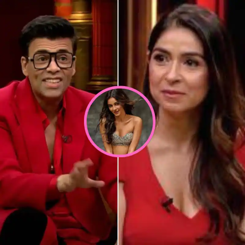 Koffee With Karan 7: What will Bhavna do after hearing the news of Ananya's pregnancy?  This reaction came on Karan Johar's question