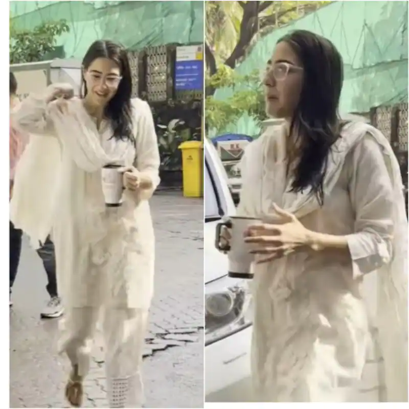 Sara Ali Khan did not give any emotion to the paparazzi, seeing the attitude, the user said - why are you raising your head...