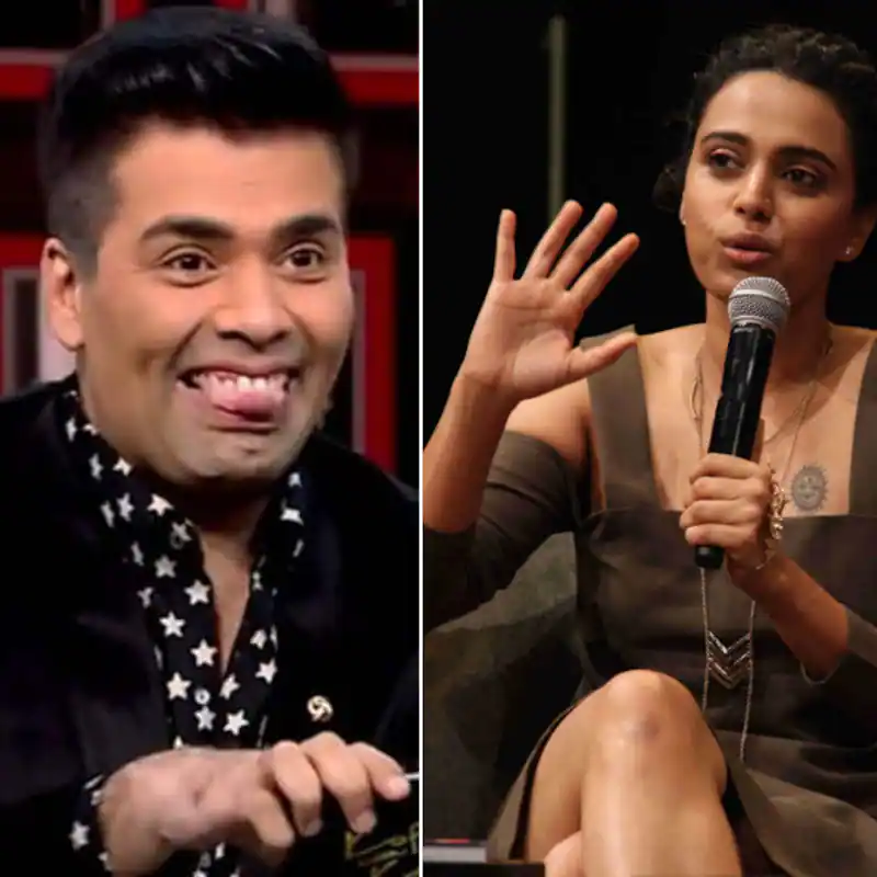 After Akshay Kumar, now Swara Bhaskar said a big thing about Karan Johar, said- he is a killer...!