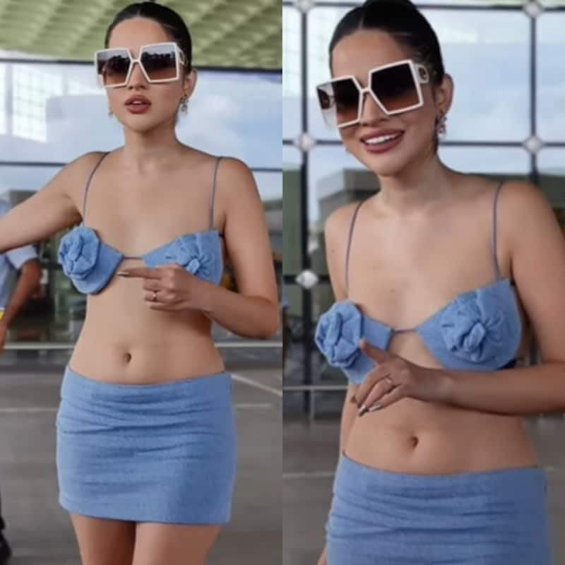 Urfi Javed, who was seen in a short dress at the airport, told the paparazzi- 'Video till I go inside...'